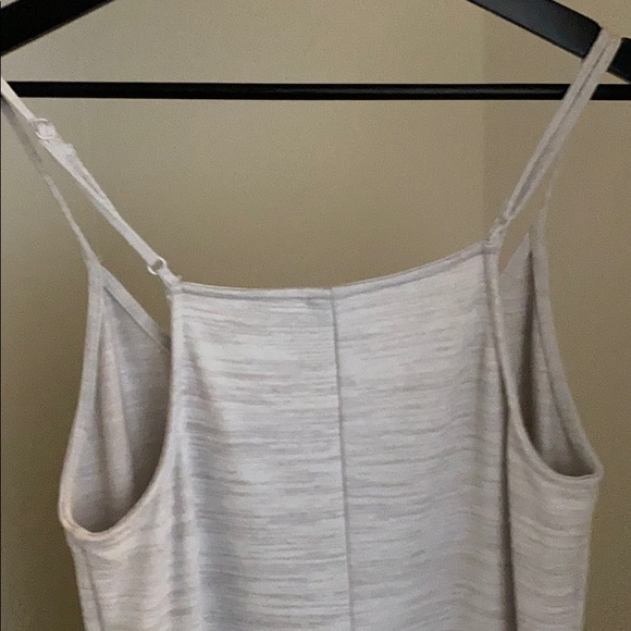 White/grey comfortable summer dress - Picture 2 of 5